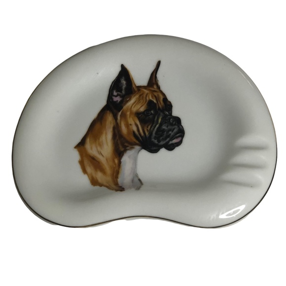 Source Unknown Other - Boxer Breed Dog Trinket/Ashtray/Wall Decor